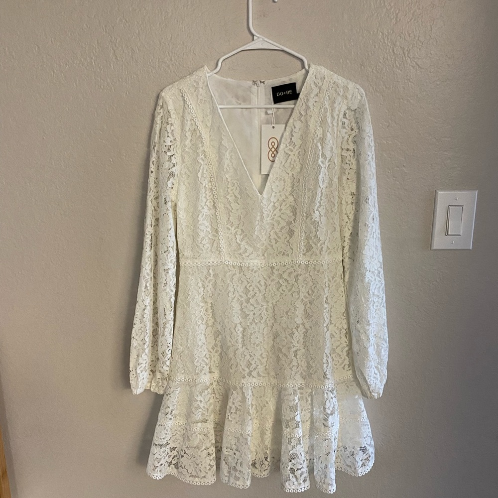 New with tags Eternal Ivory white dress